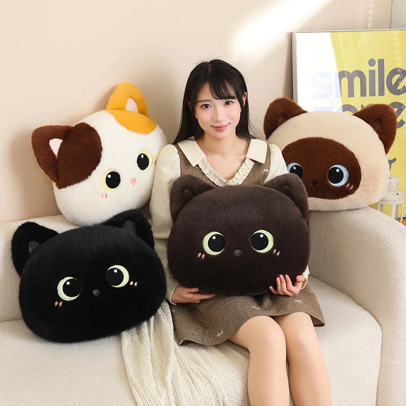 Kawaii Fluffy Cat Cushion Plush - Image 2