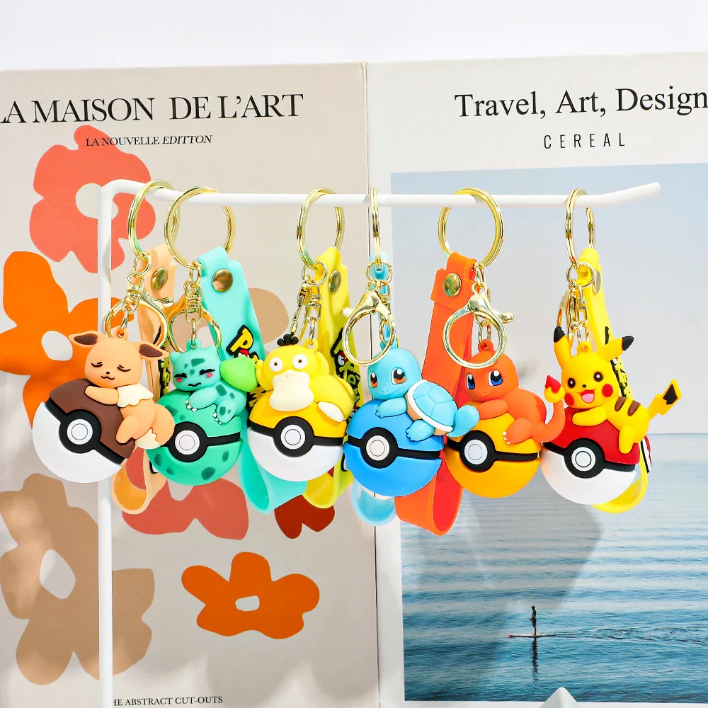 Pokemon Ball Charm Keychain - Image 4