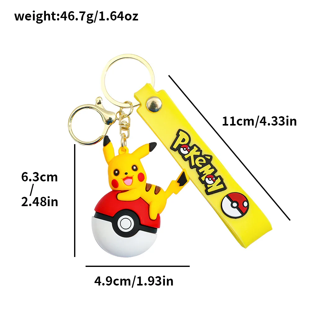 Pokemon Ball Charm Keychain - Image 5